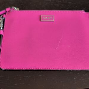 DKNY Hot Pink Wristlet Wallet